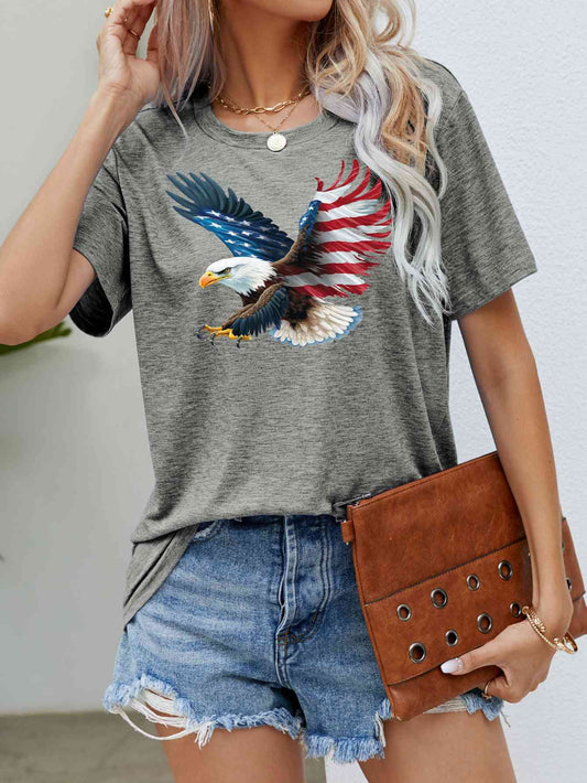 US Flag Eagle Graphic Tee Print on any thing USA/STOD clothes