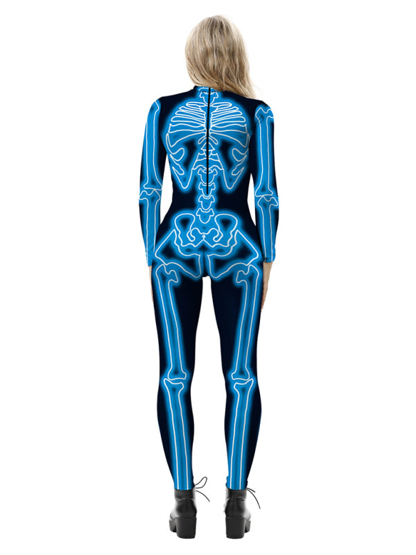 Women's Digital Printed Halloween Costume