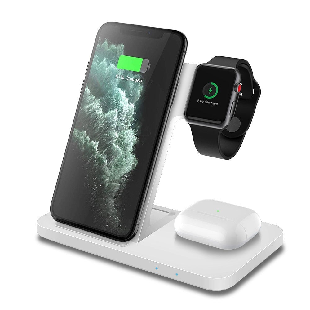 15W 4 in 1 Fast Wireless Charger Print on any thing USA/STOD clothes