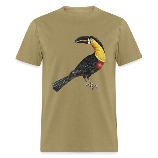 Unisex Classic T-Shirt TOUCAN - khaki