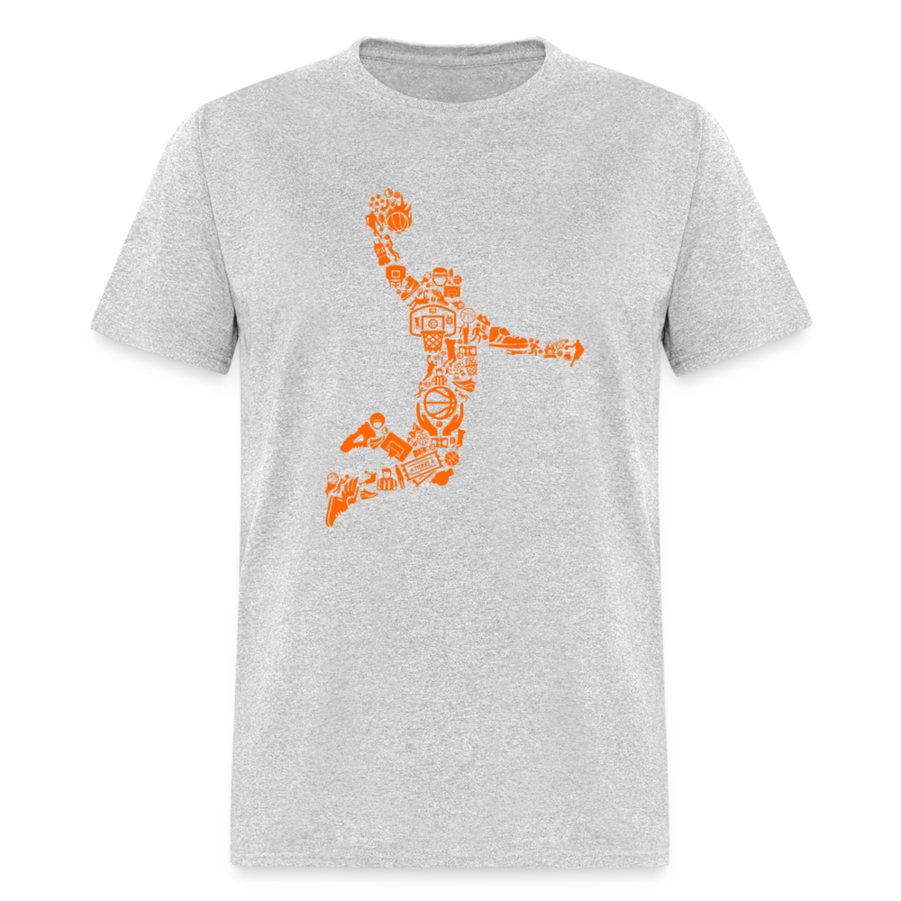 Unisex Classic T-Shirt BASEBALL PLAYER - heather gray