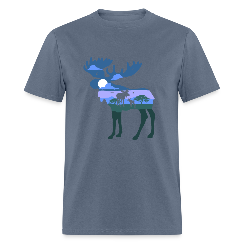 Unisex Classic T-Shirt ELK - denim