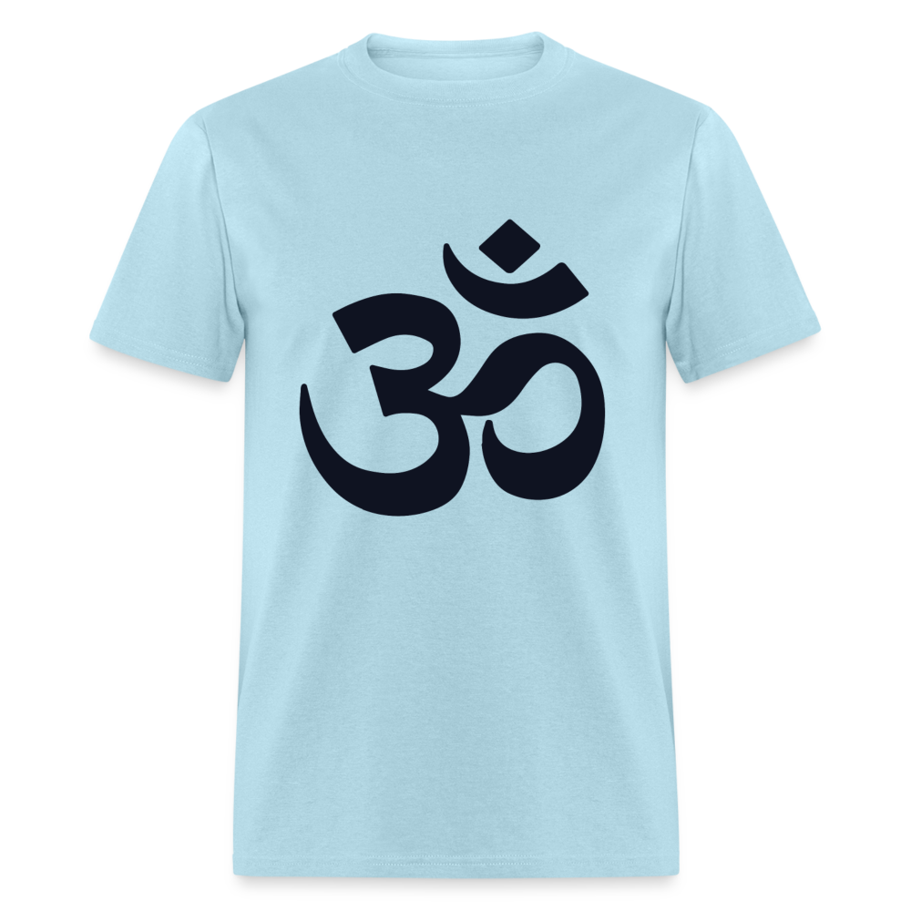 Unisex Classic T-Shirt OM MEDITATION SYMBOL - powder blue