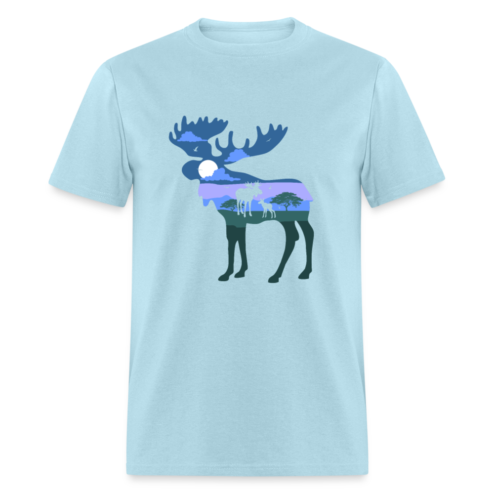 Unisex Classic T-Shirt ELK - powder blue