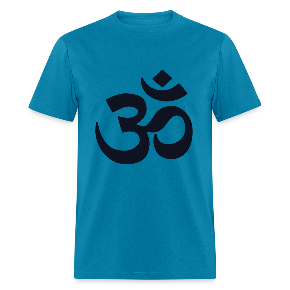 Unisex Classic T-Shirt OM MEDITATION SYMBOL - turquoise