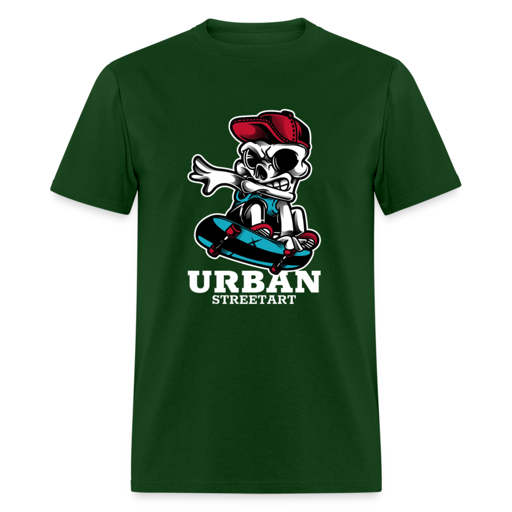 Unisex Classic T-Shirt URBAN STREETART - forest green