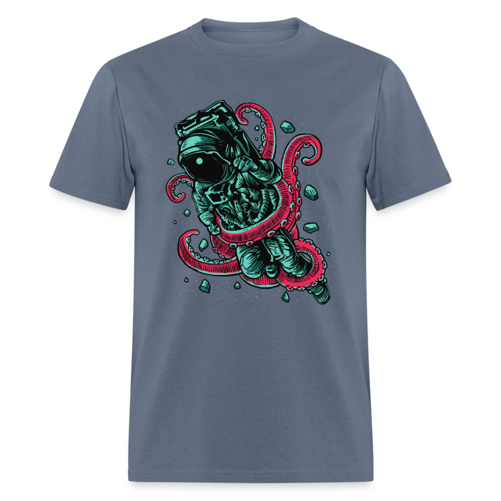 Unisex Classic T-Shirt SPACEMAN AND OCTOPUS - denim