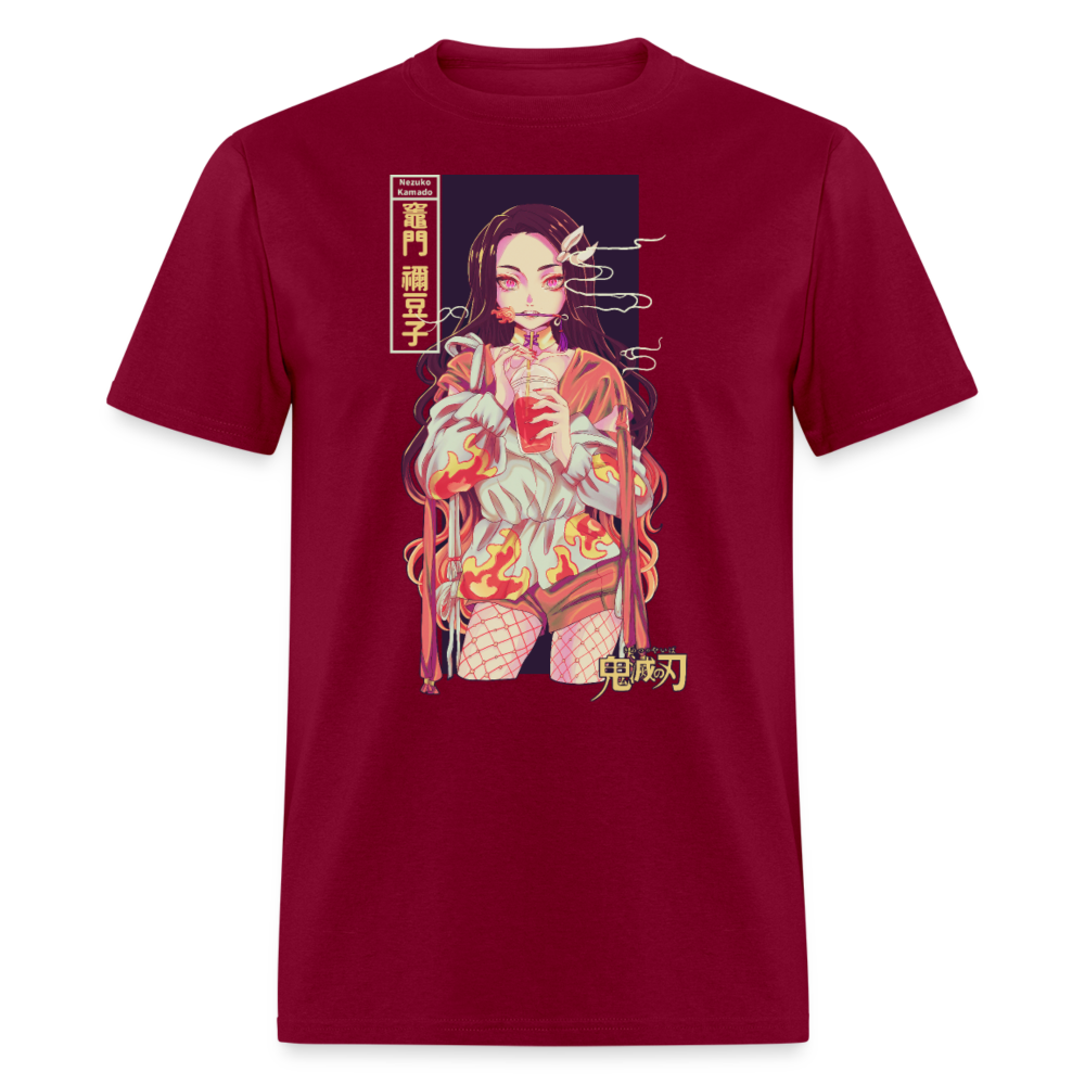 Unisex Classic T-Shirt ANIME - burgundy