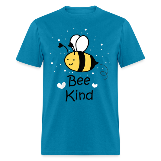 Unisex Classic T-Shirt BEE KIND - turquoise