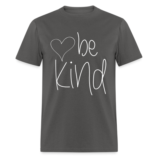 Unisex Classic T-Shirt BE KIND - charcoal