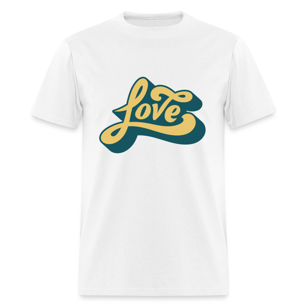 Unisex Classic T-Shirt LOVE - white