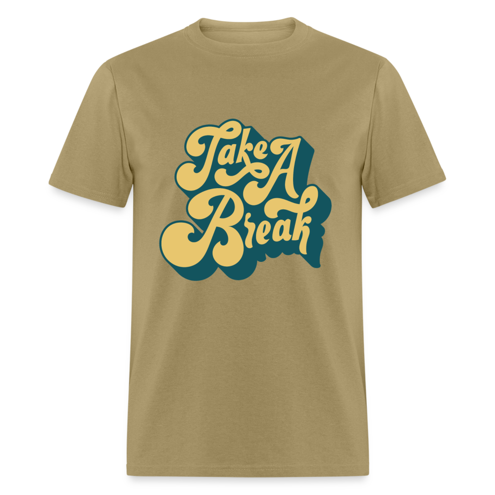 Unisex Classic T-Shirt TAKE A BREAK - khaki