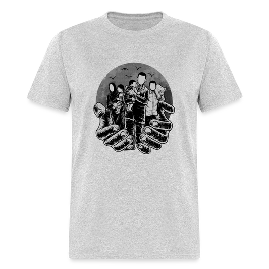 Unisex Classic T-Shirt HELPING HANDS - heather gray