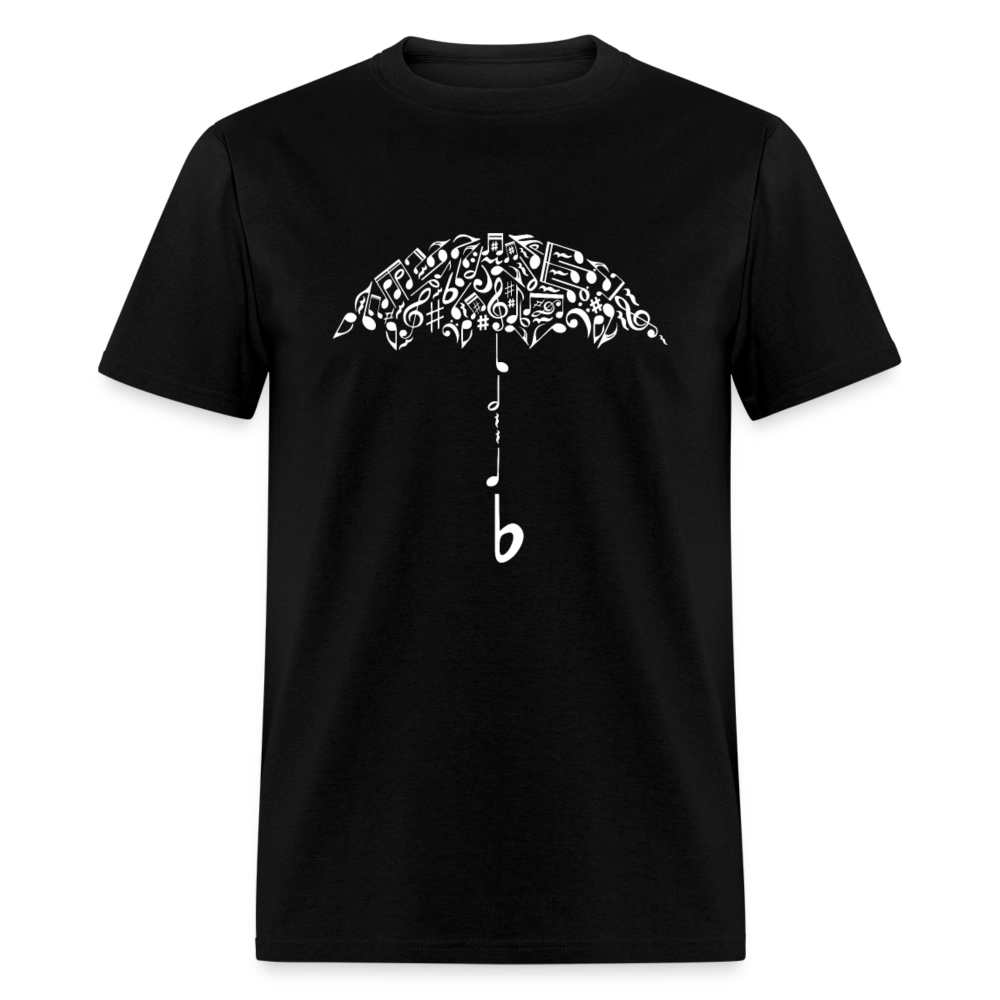 Unisex Classic T-Shirt UMBRELLA FOR MUSIC - black