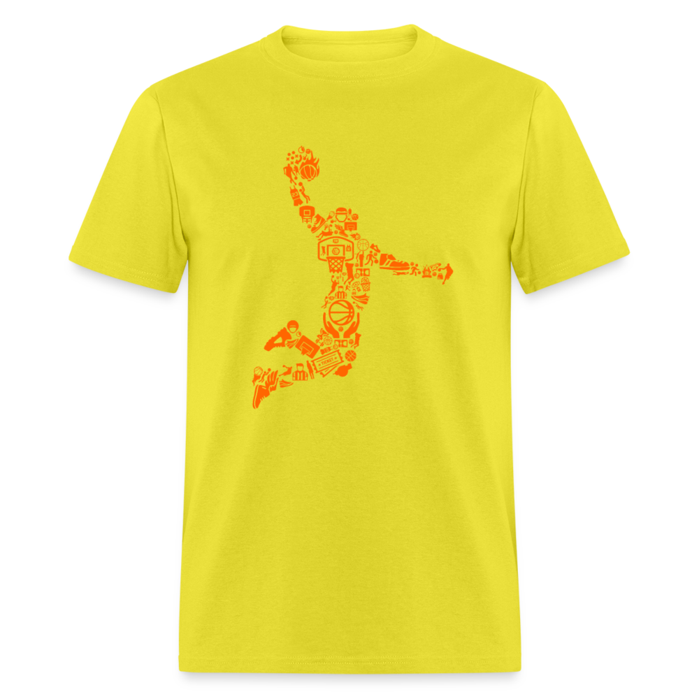 Unisex Classic T-Shirt BASEBALL PLAYER - yellow