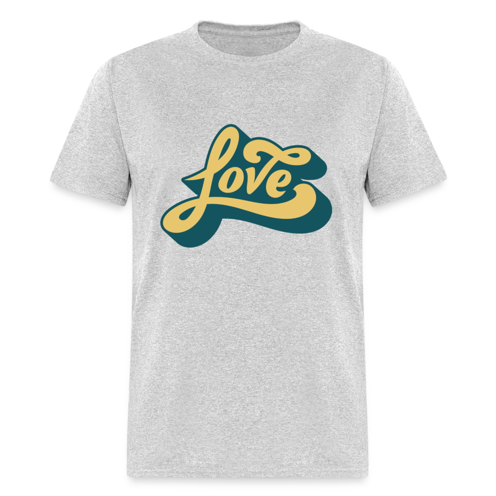 Unisex Classic T-Shirt LOVE - heather gray