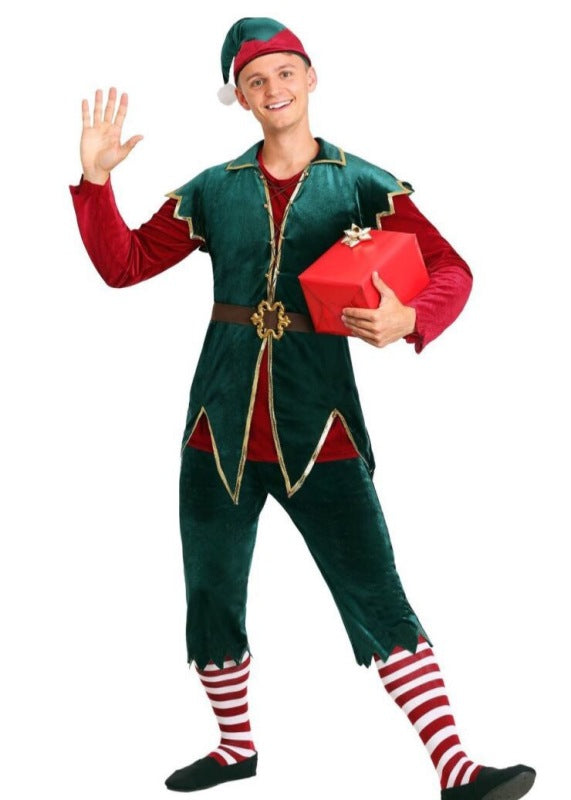 Christmas costume COS women's Christmas dress clown