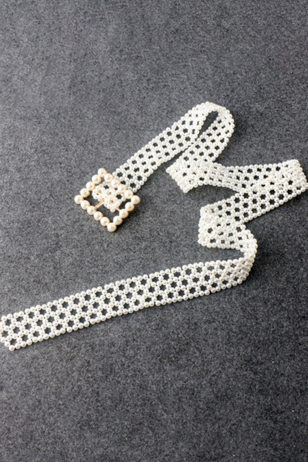 Alloy Buckle Pearl Belt Print on any thing USA/STOD clothes