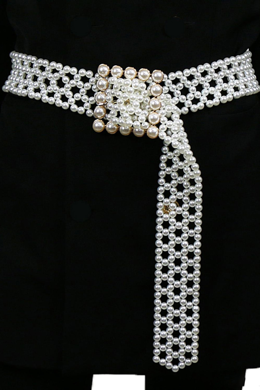 Alloy Buckle Pearl Belt Print on any thing USA/STOD clothes