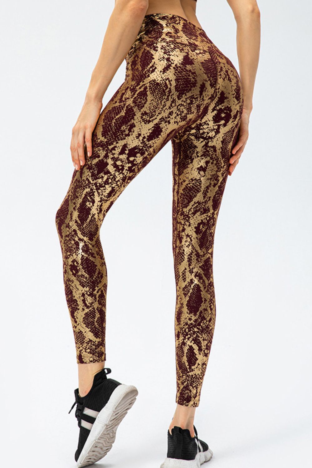 Animal Print Slim Fit Wide Waistband Long Sports Pants Print on any thing USA/STOD clothes
