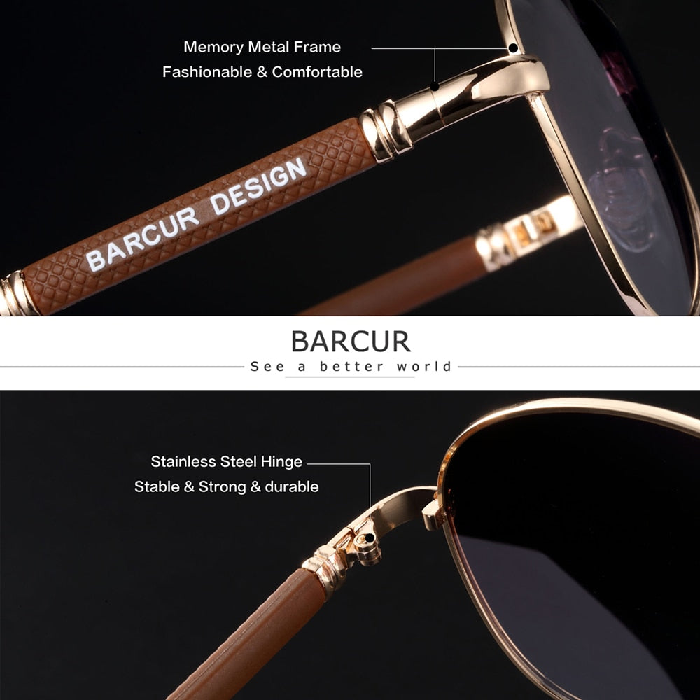 BARCUR Design Titanium Sunglasses Print on any thing USA/STOD clothes