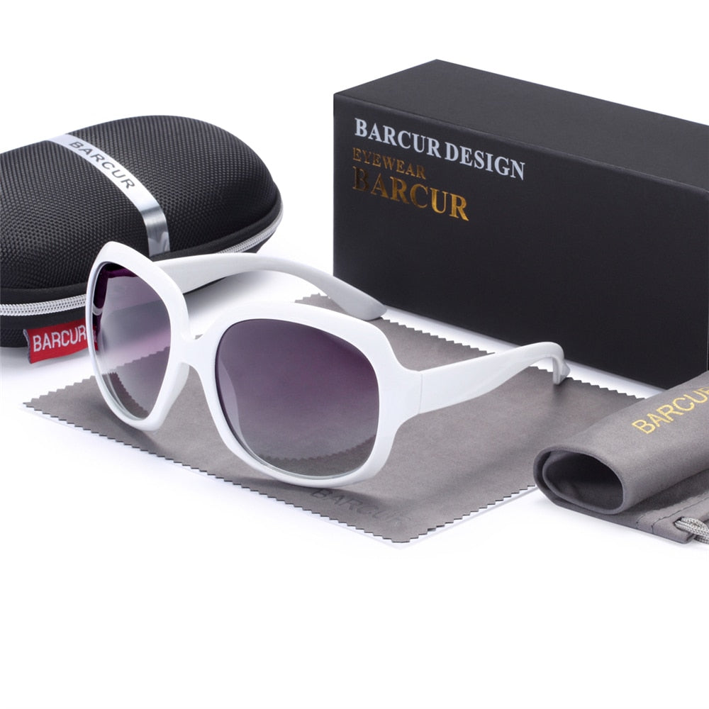 BARCUR Original Gradient Polarized Sunglasses Print on any thing USA/STOD clothes