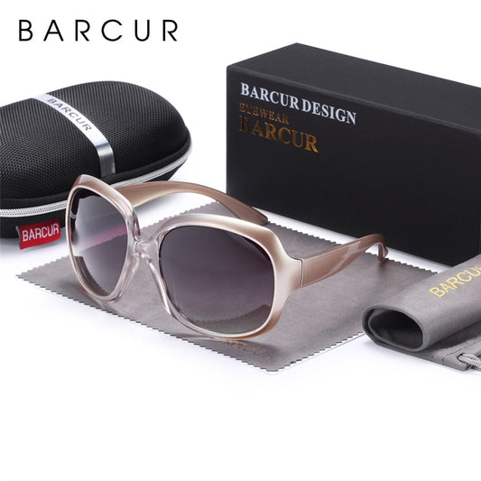 BARCUR Original Gradient Polarized Sunglasses Print on any thing USA/STOD clothes