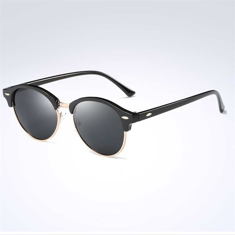 BARCUR Retro Round Sunglasses Print on any thing USA/STOD clothes