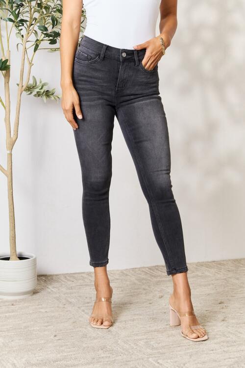 BAYEAS Cropped Skinny Jeans Print on any thing USA/STOD clothes