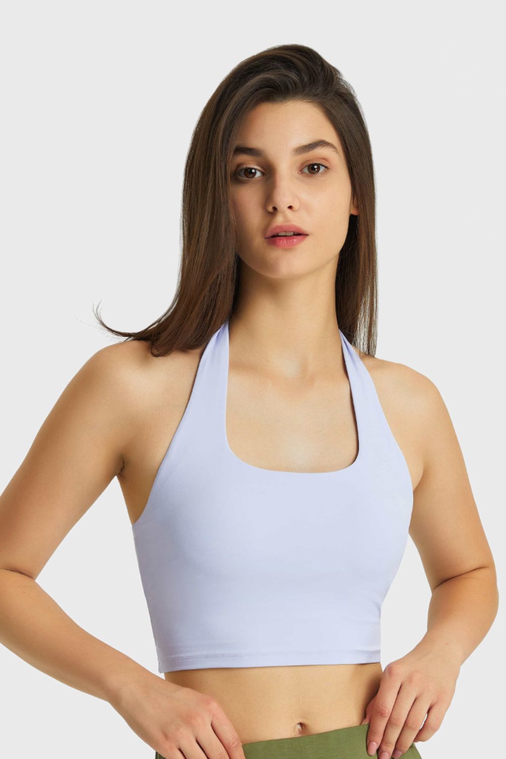 Breathable Halter Neck Sports Bra Print on any thing USA/STOD clothes
