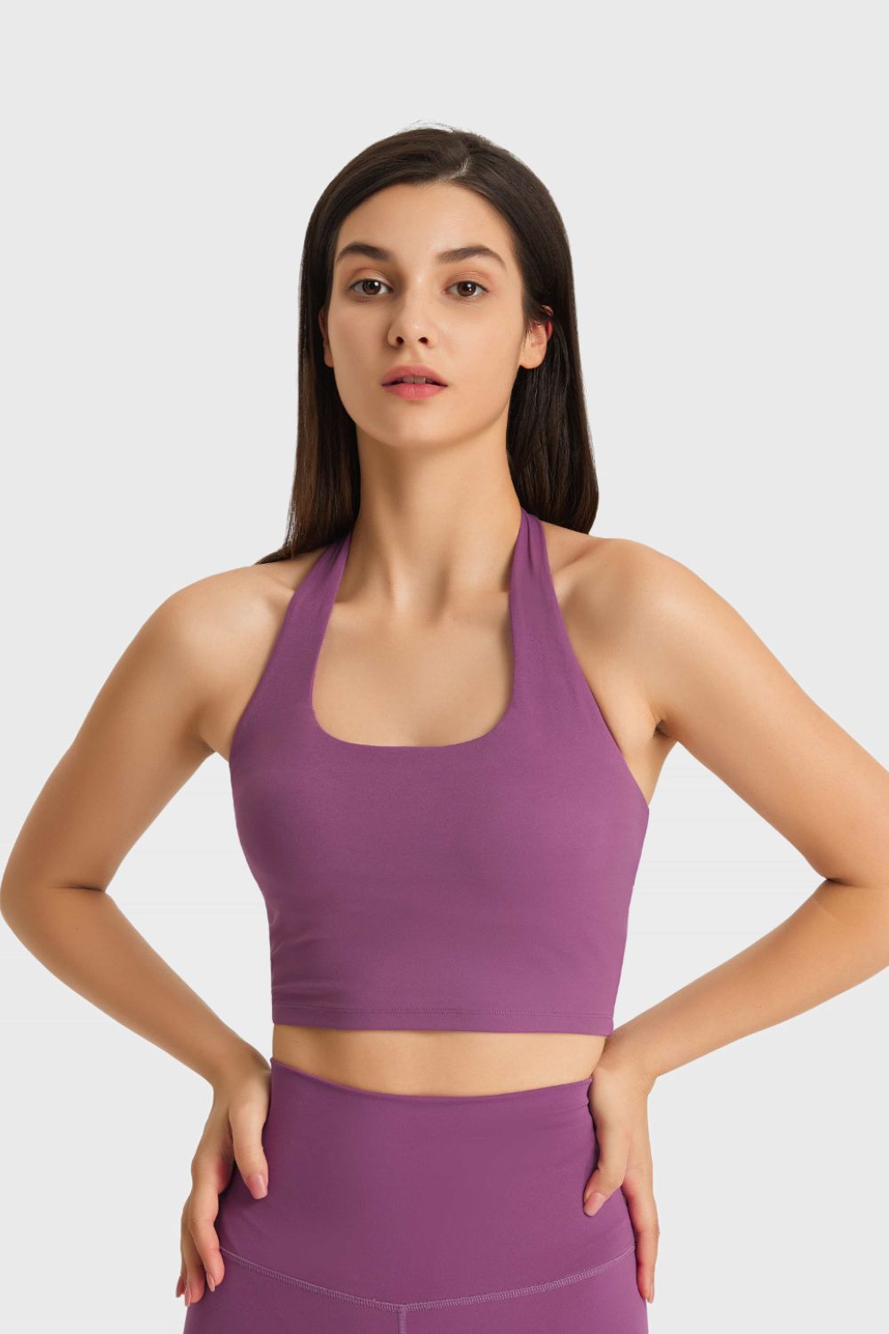 Breathable Halter Neck Sports Bra Print on any thing USA/STOD clothes