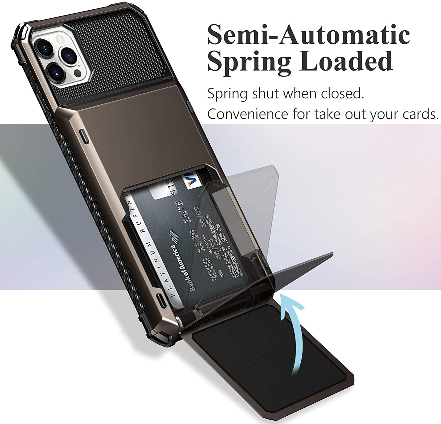 Card Slots Wallet Case For iPhone 13 11 12 Pro Max Mini 7 8 Plus X XS Max XR SE 2020 Cover Slide Armor Wallet Card Slots Holder Print on any thing USA/STOD clothes