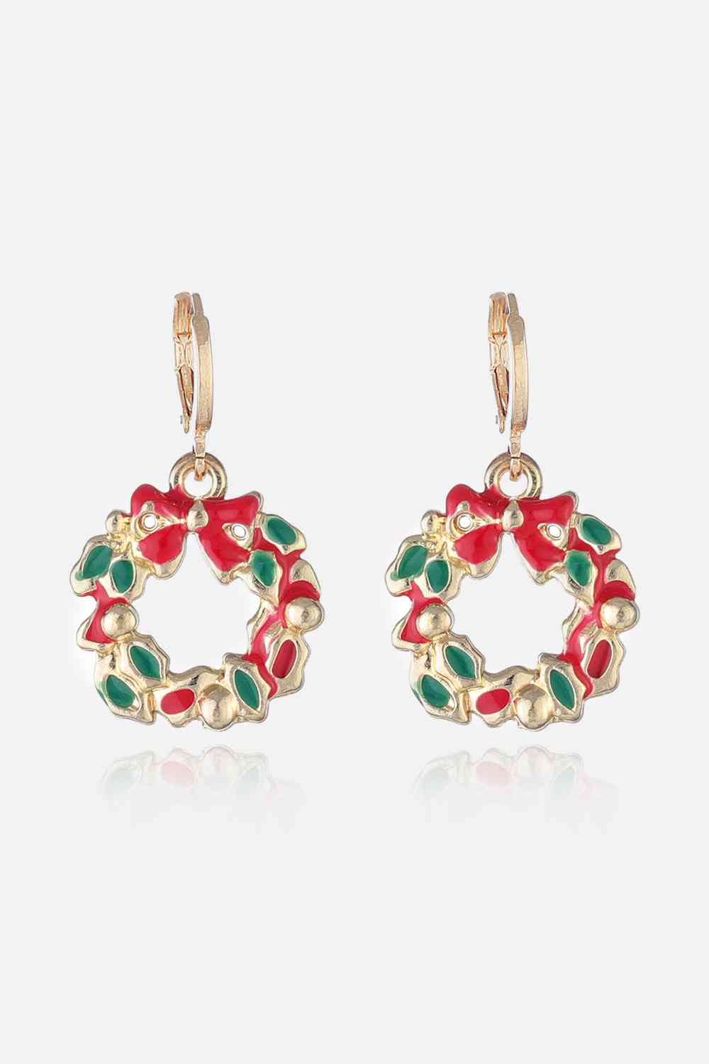 Christmas Theme Alloy Earrings Print on any thing USA/STOD clothes