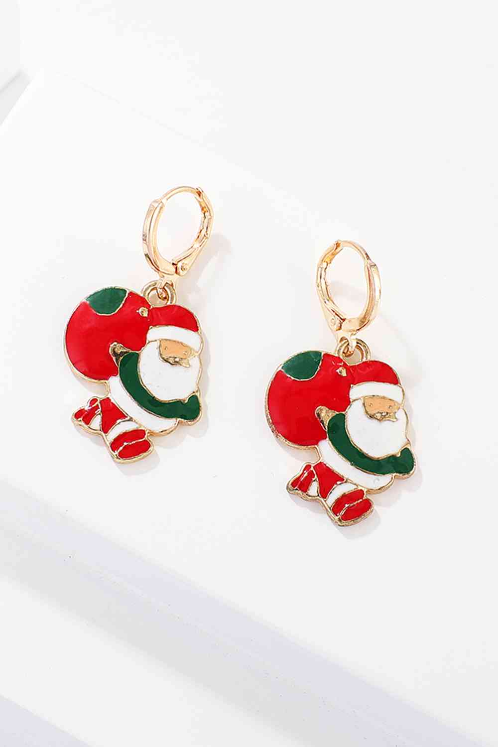 Christmas Theme Alloy Earrings Print on any thing USA/STOD clothes