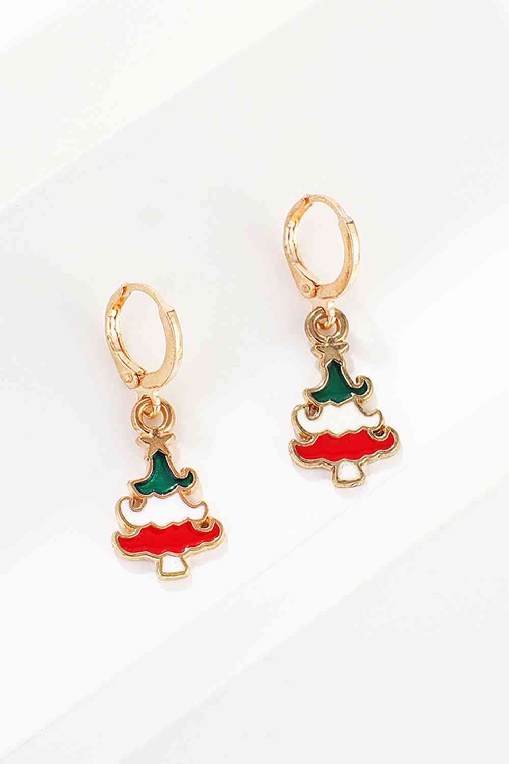 Christmas Theme Alloy Earrings Print on any thing USA/STOD clothes