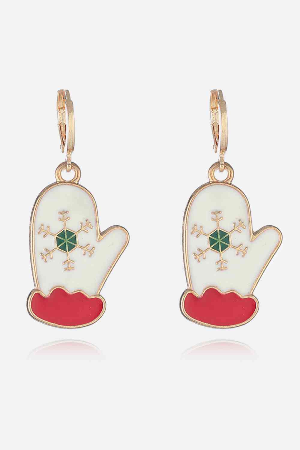 Christmas Theme Alloy Earrings Print on any thing USA/STOD clothes