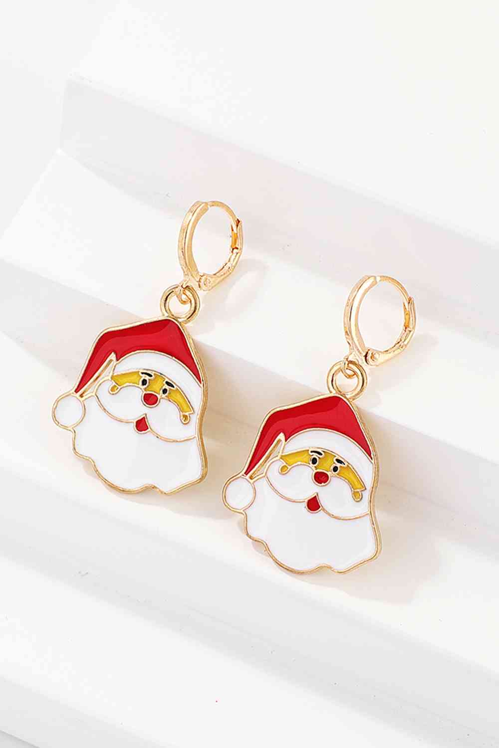 Christmas Theme Alloy Earrings Print on any thing USA/STOD clothes