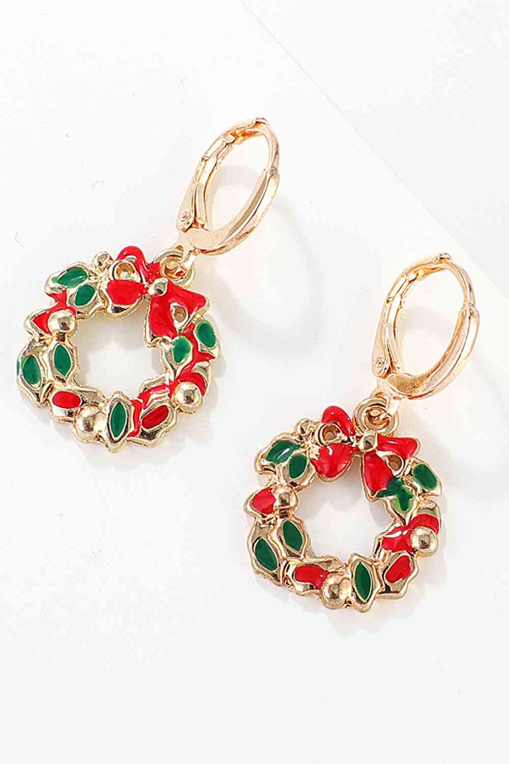 Christmas Theme Alloy Earrings Print on any thing USA/STOD clothes