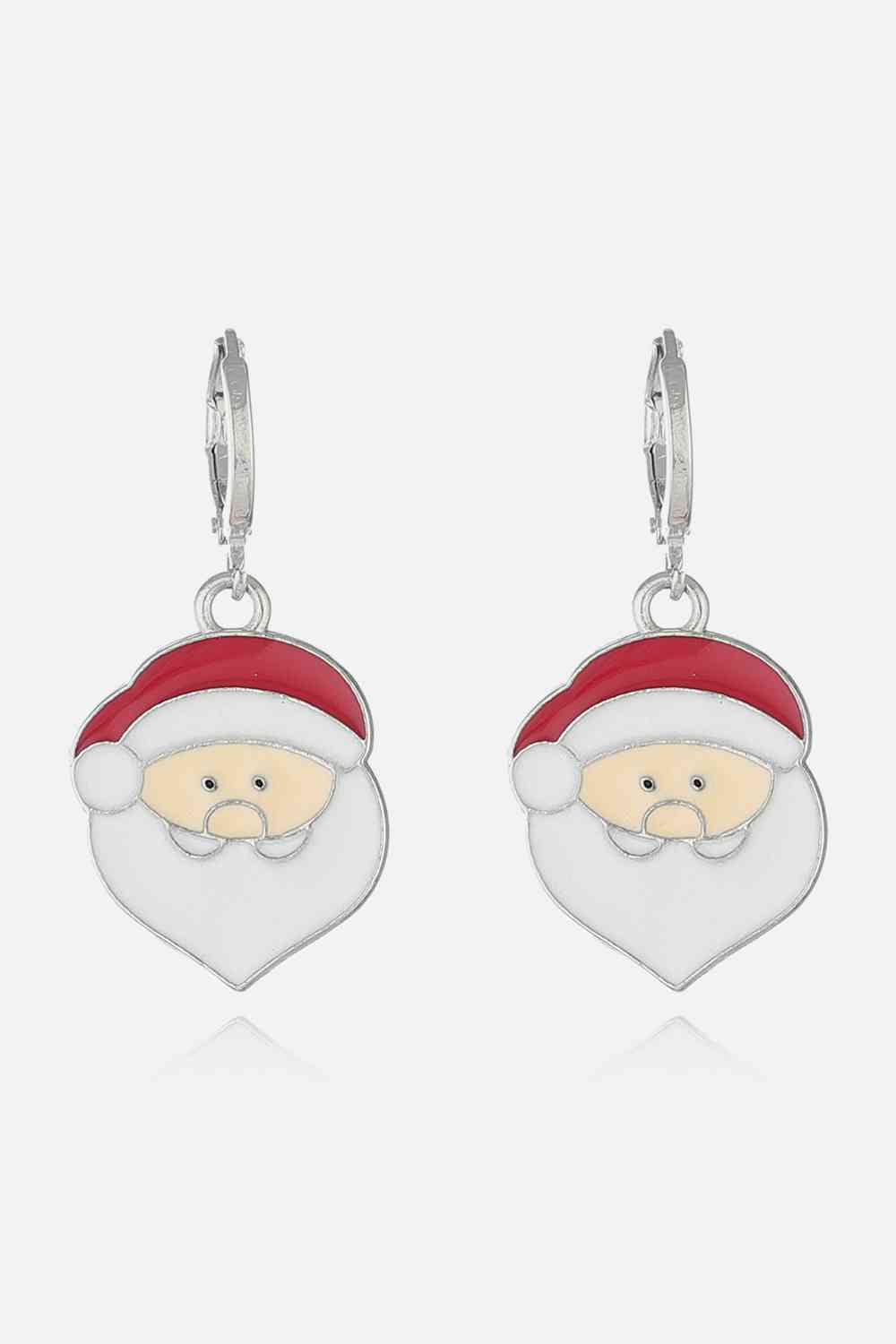 Christmas Theme Alloy Earrings Print on any thing USA/STOD clothes