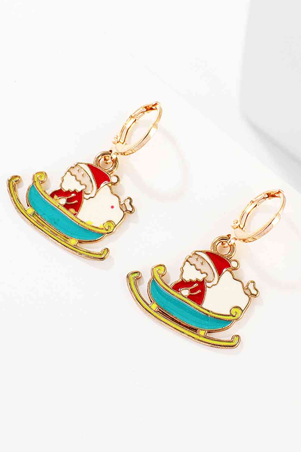 Christmas Theme Alloy Earrings Print on any thing USA/STOD clothes