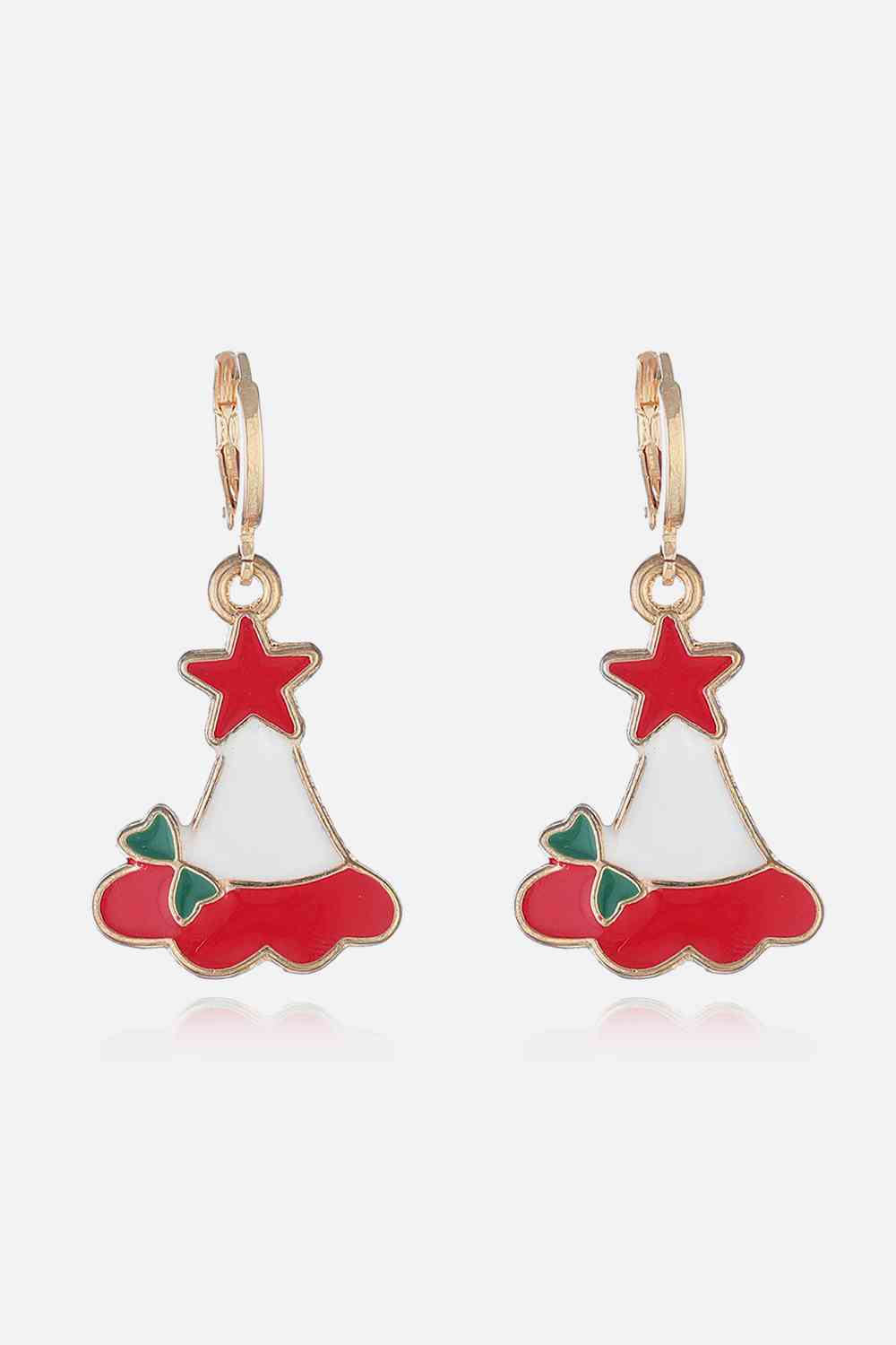 Christmas Theme Alloy Earrings Print on any thing USA/STOD clothes