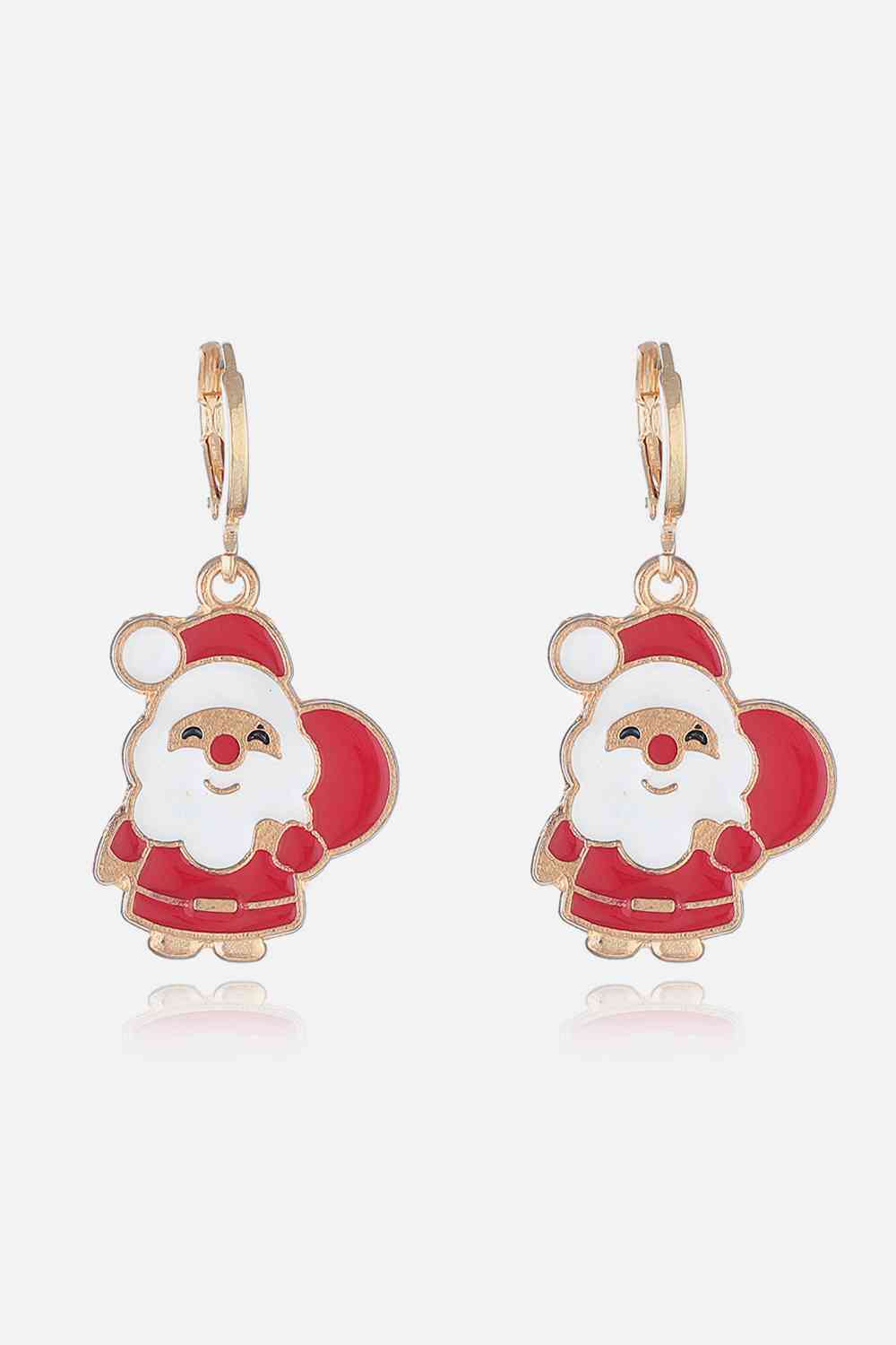 Christmas Theme Alloy Earrings Print on any thing USA/STOD clothes