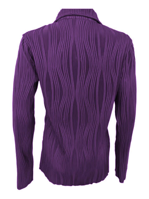 Collared Neck Long Sleeve Shirt Print on any thing USA/STOD clothes