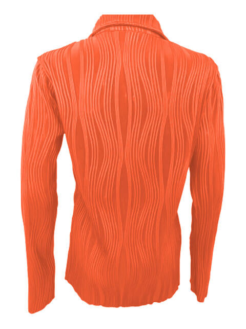 Collared Neck Long Sleeve Shirt Print on any thing USA/STOD clothes