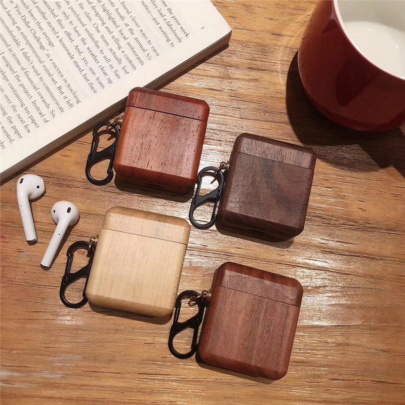 Compatible with Apple, airpods 2nd generation wooden earphone shell Print on any thing USA/STOD clothes