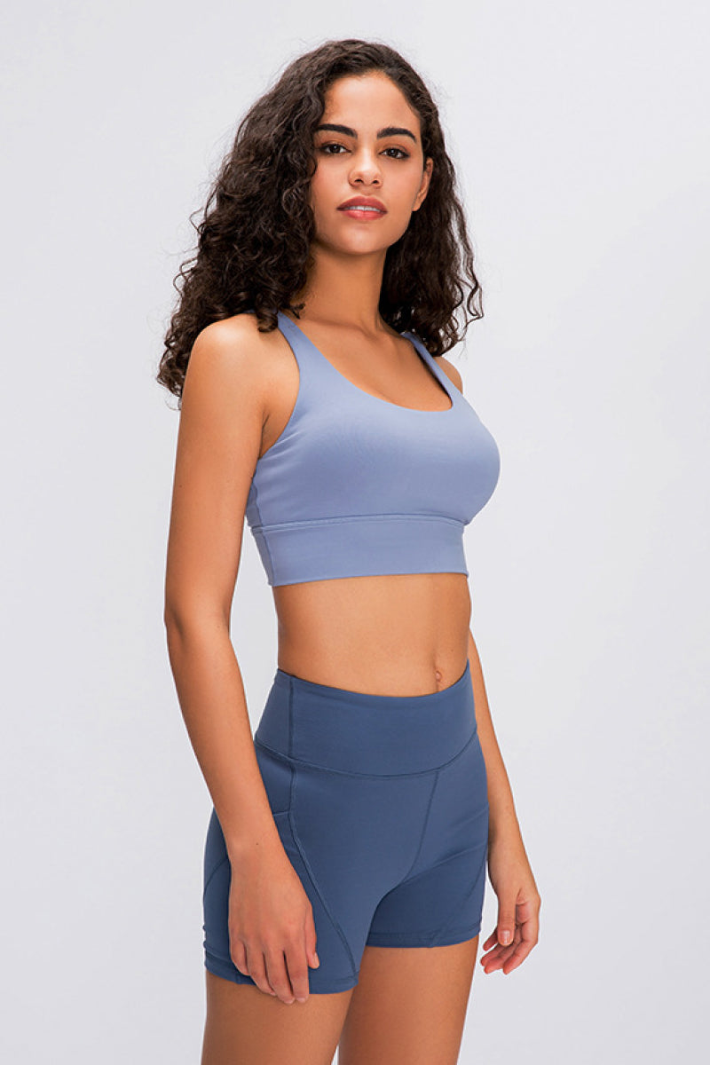 Double X Sports Bra - Basic Colors Print on any thing USA/STOD clothes
