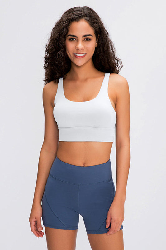 Double X Sports Bra - Basic Colors Print on any thing USA/STOD clothes