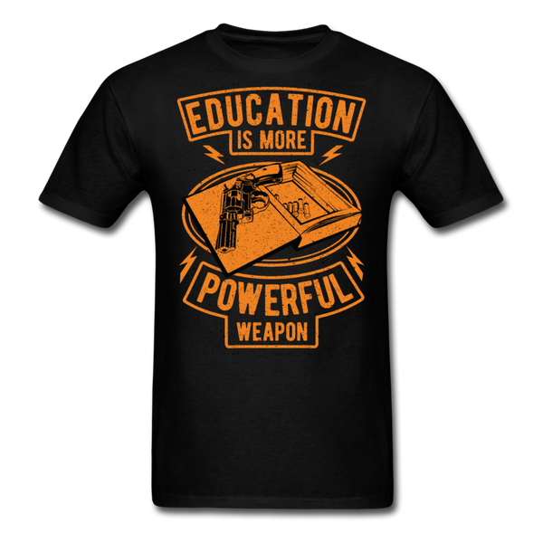 Education is more powerful weapon T-Shirt Print on any thing USA/STOD clothes