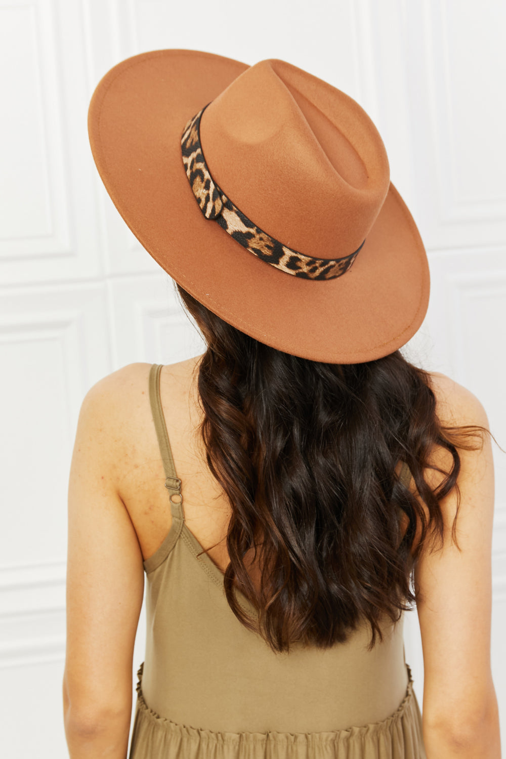 Fame In The Wild Leopard Detail Fedora Hat Print on any thing USA/STOD clothes