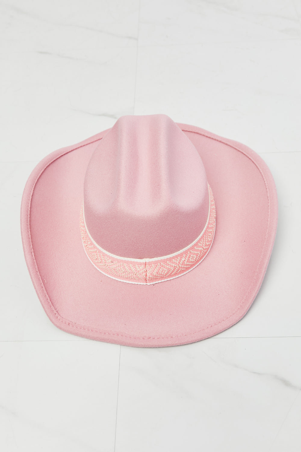 Fame Western Cutie Cowboy Hat in Pink Print on any thing USA/STOD clothes